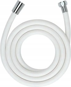 Zuhanytömlő fehér gumis 1,6 m G1/2" univerzális