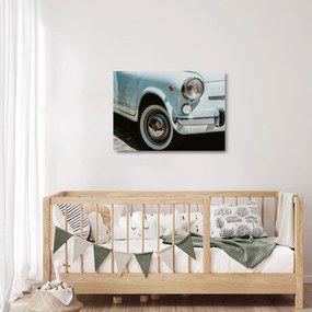 Kép - Fiat retro autó (üvegen) (70x50 cm)