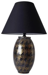 Asztali lámpa RAMZES 1xE27/40W/230V fekete