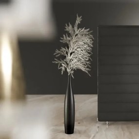 70 cm-es matt fekete kerámia váza