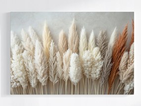 Poszter Dekoráció Szárított Pampas Fű Boho Színes 120x80