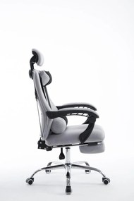 Fellow szövet irodai forgószék, dönthető háttámlával, lábtartóval, állítható fejtámlával