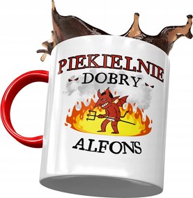 Piros Bögre Alfonznak Pokolian Jó Alfonz Nyomtatott Fotóval