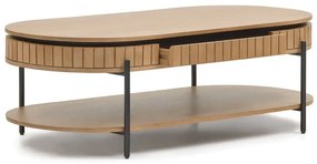 Mangófa dohányzóasztal 130x65 cm Licia - Kave Home