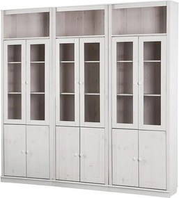 Fehér borovi fenyő tálalószekrény 518x223 cm Anita – Støraa