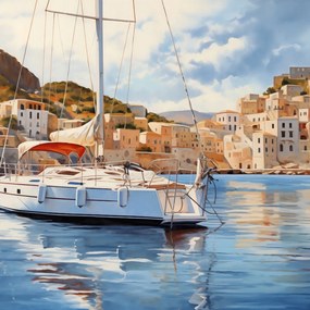 Poszter 80x80cm Sodródás a vízen