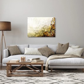 Kép - a zene ereje (üvegen) (70x50 cm)