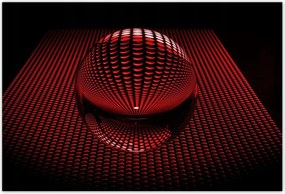 Poszterek 155x105 Piros gömb Disco