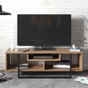 TV szekrény Asal (120) - Walnut, Black