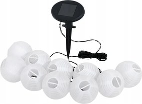 LED-es napelemes kerti girland 10x0,06W Solar 48497 Eglo