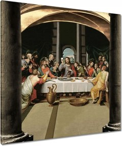 Vászonkép 90x90 Utolsó vacsora lengyel imi