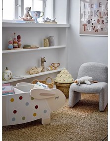 Natúr színű tengerifű játéktároló kosár ø 28x41 cm Cillie – Bloomingville Mini