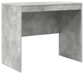 Tárolós Íróasztal Beton Szürke Műgyanta