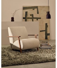 Fekete függőlámpa fa búrával ø 15 cm Amire – Kave Home