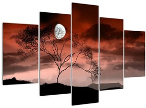 Kép - Hold megvilágítja az éjszakát (150x105 cm)