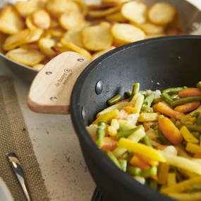 De Buyer 3660.02 LOQY levehető fogantyúpár, fa