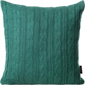 Párnahuzat AKRIL/2 45x45 zöld copfos dekoratív pulóver