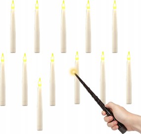 Lámpa Lebegő Gyertya Led Dekoráció Harry Potter Magic Wand 12DB