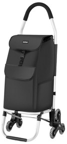 Jurhan Shopper bevásárlótáska, kerekeken, lépcsőhöz 45L, 101x45x39 cm, fekete