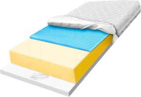Masszázs habszivacs matrac 150x200 H2 H3 Visco memóriahabos keringési zóna 27 cm