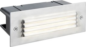 ENDON 78639 SEINA Kültéri Falba Építhető Lámpa Szálcsiszolt Acél LED IP44
