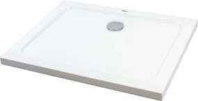 Coria || 80x120x5 cm szögletes, téglalap alakú, akril zuhanytálca szifonnal