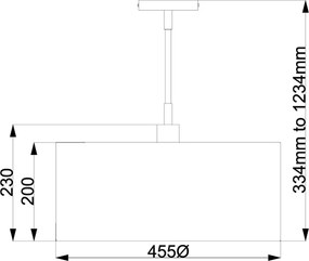 Elstead Lighting BALANCE BALANCE-P-BRPB Függőlámpa 1x60W/E27