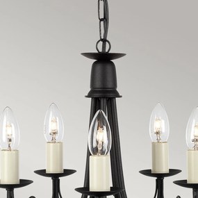 Elstead Lighting MINSTER MN5-BLACK Csillár 5x60W/E14