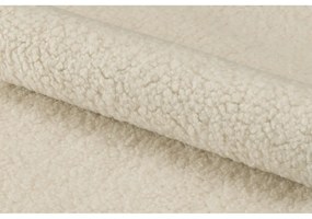 Center kémfehér műgyapjú fotel - Actona