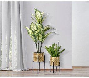 Glissy 2 db-os aranyszínű virágtartó állvány szett, magasság 38 cm - Mauro Ferretti