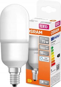 Led izzó E14 9W 75W 1050lm 6500K 200° Osram