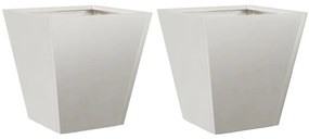 2 db rozsdamentes acél kerti növénytartó 30 x 30 x 30 cm