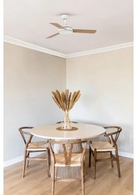 FARO 33603DCWT- Mennyezeti ventilátor MINI MALLORCA S barna/fehér átm. 106 cm WT + távirányító