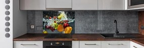 Konyhai hátfalpanel Gyümölcsök és zöldségek pksh-43487877