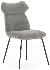 Szürke étkezőszék szett 2 db-os Dara – Marckeric