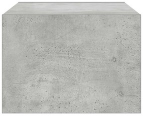 TV szekrény LED világítással beton szürke 75x35,5x25 cm