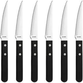 Amefa 6 darabos steak kés szett Pizza