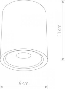 NOWODVORSKI 9108 EDESA Modern Kültéri Mennyezeti Lámpa LED IP54
