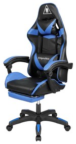 Kruger&Matz Warrior GX-150 játékszék fekete és kék színben