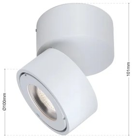 Orion AL 11-1220 - HARVEY LED fürdőszobai spotlámpa LED/15W/230V IP65 fehér