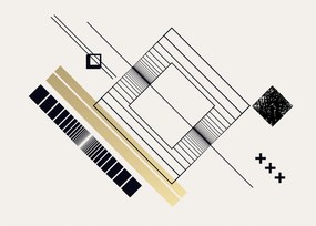 Kép - Geometriai formák N⁰6 (70x50 cm)