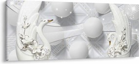 Kép - Aranyhattyú a vízen (120x50 cm)