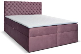 Franciaágy Boxspring 140 cm Orimis (rózsaszín). 1033229