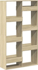 vidaXL sonoma tölgy színű szerelt fa könyvespolc 100 x 33 x 175 cm