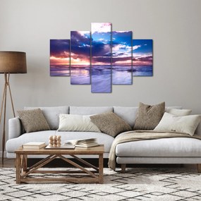 Kép - Naplemente a tengerparton (150x105 cm)
