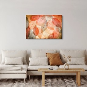 Festett őszi levelek képe (90x60 cm)
