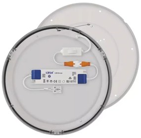 LED Mennyezeti lámpa LED/28,5W/230V 3000/3500/4000K átm. 30 cm króm