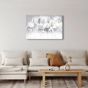 Kép - Versenylovak illusztrációja (90x60 cm)