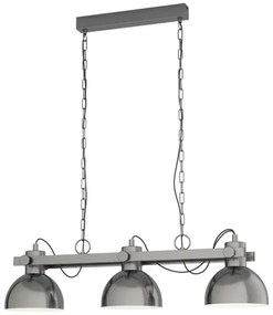 Eglo 43168 - Csillár láncon LUBENHAM 3xE27/28W/230V