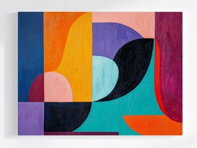 Poszter Absztrakt Geometria Színek Bauhaus Modern 80x60